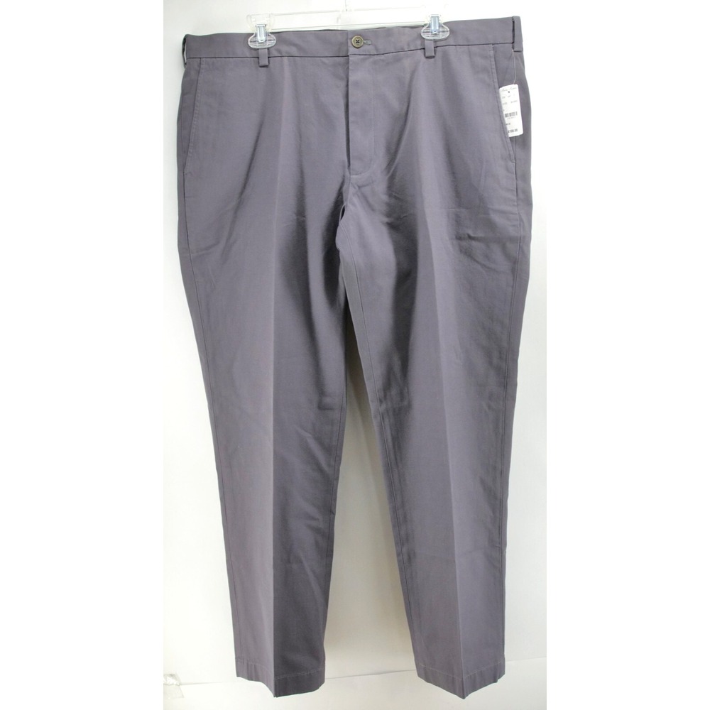 Brooks Brothers Pants Mens 40‎ Advantage Chino Clark Fit Size 40x32 Gray New